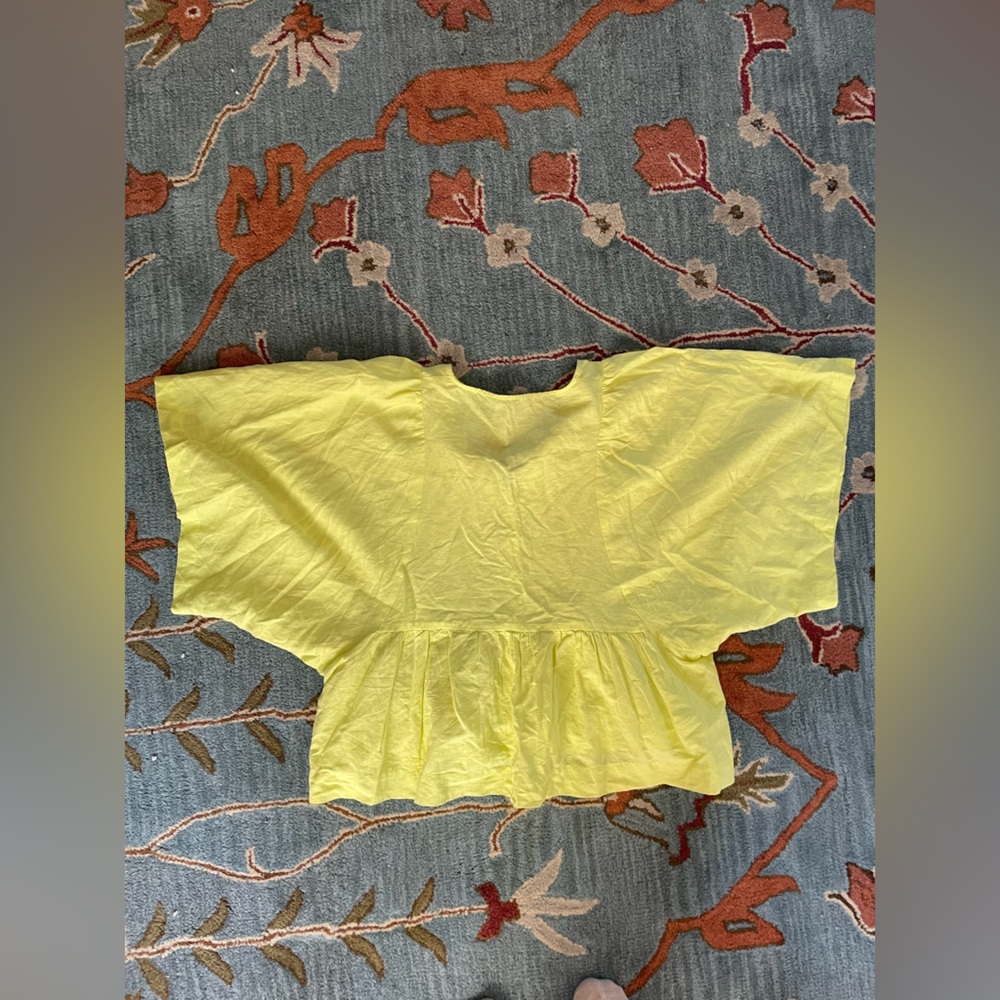 Ilana Kohn Key Lime Linen Brenda Top
